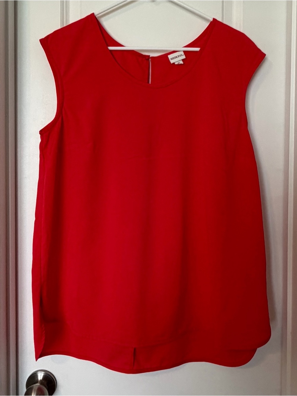 Merona- Red Sleeveless Blouse -
Size XL